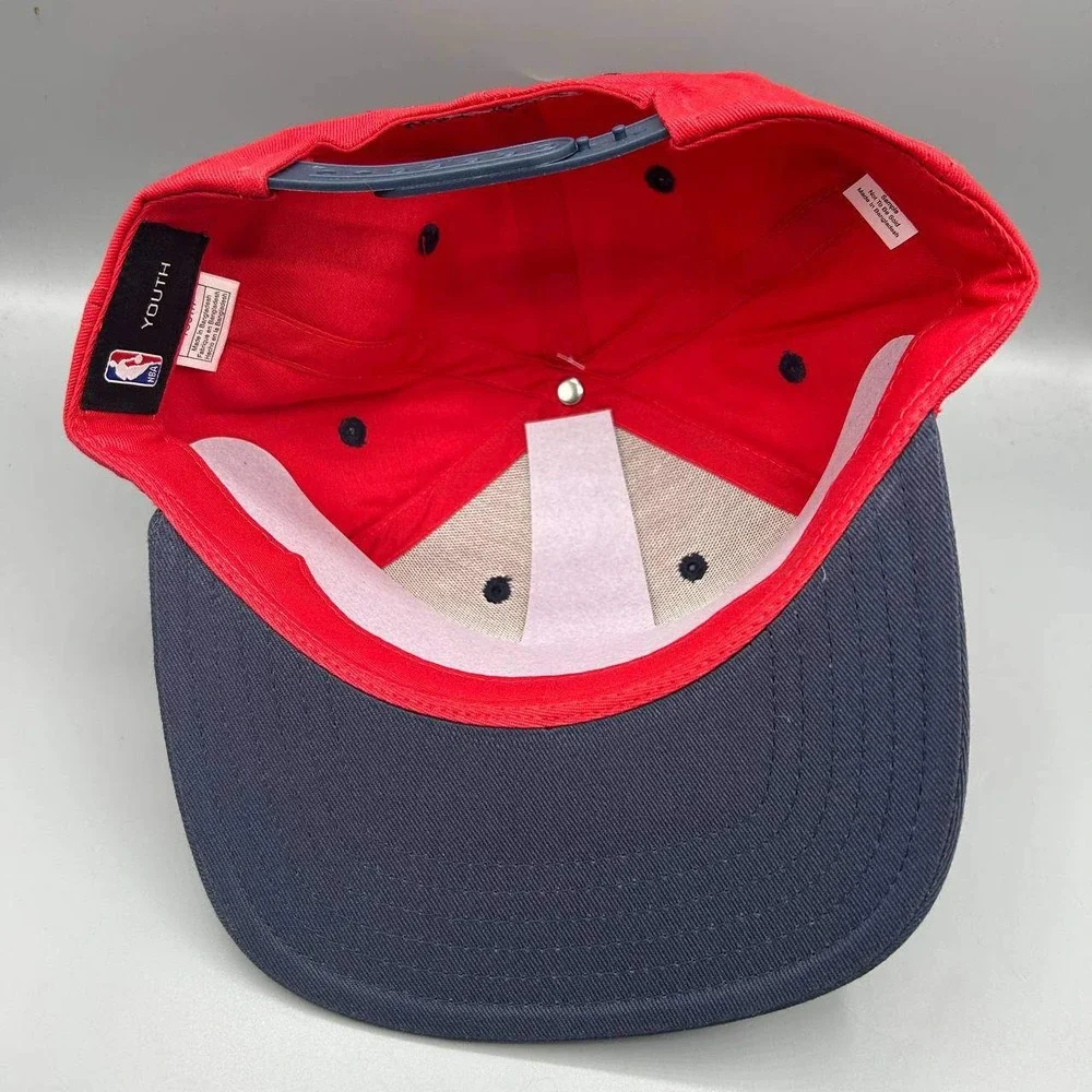 Washington Wizards‎ Hat Youth Red Navy Embroidered NBA Snap Back Cap Cotton New
